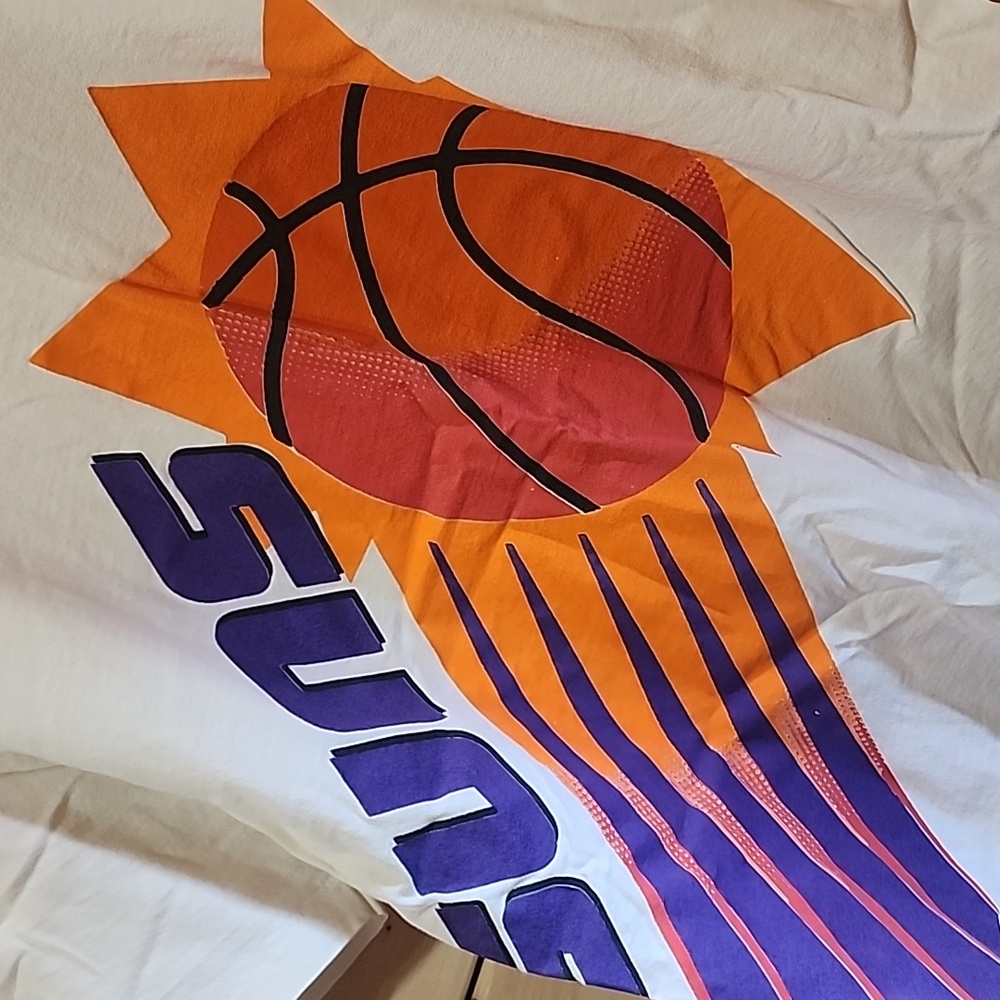 Vintage Phoenix Suns Graphic T-Shirt Size Large AllSport Proweight - Picture 2 of 8